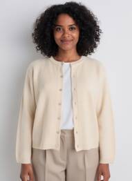 Gilet manches longues stretch beige C'EST BEAU LA VIE femme