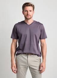 T-shirt coupe cintrée manches courtes gris CAMBRIDGE homme