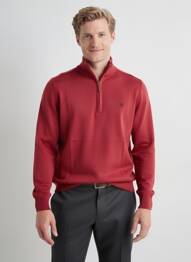 Pull manches longues manches longues orange CAMBRIDGE homme
