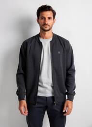 Gilet manches longues manches longues gris CAMBRIDGE homme