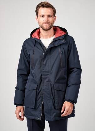 Doudoune manches longues a capuche noir CAMBRIDGE homme