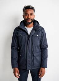Parka sans capuche sans capuche bleu CAMBRIDGE homme