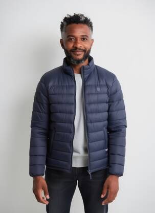 Doudoune manches longues sans capuche bleu CAMBRIDGE homme
