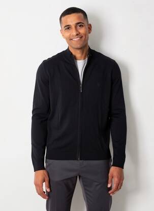 Gilet manches longues manches longues noir CAMBRIDGE homme