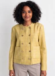 Veste casual col rond vert MOLLY BRACKEN femme