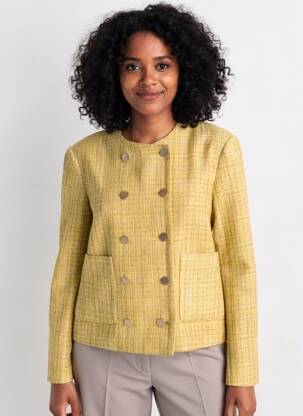 Veste casual col rond vert MOLLY BRACKEN femme