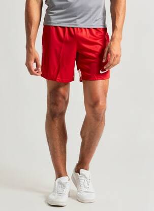 Short tissage popeline taille normale rouge NIKE homme