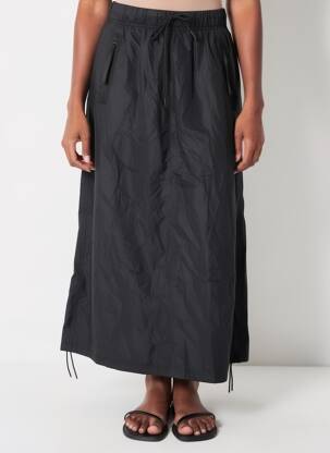 Jupe longue coupe droite noir NIKE femme