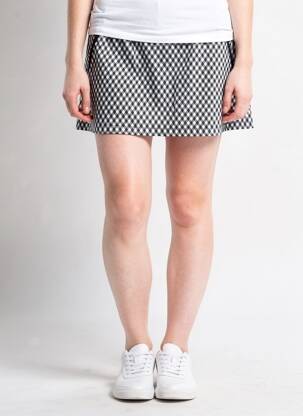 Jupe short tissage popeline noir NIKE femme