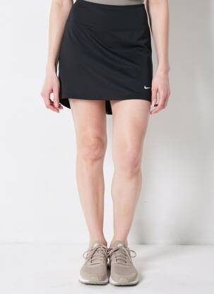 Jupe short tissage popeline noir NIKE femme