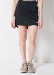 Jupe short tissage popeline noir NIKE femme