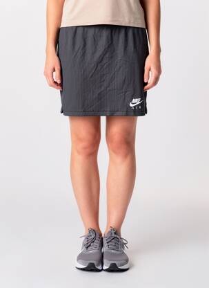Jupe courte coupe droite gris NIKE femme