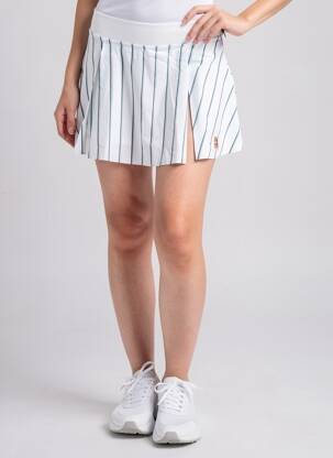 Jupe short taille élastique blanc NIKE femme