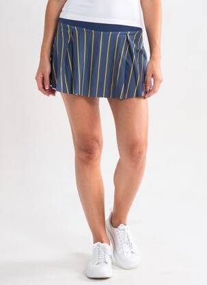Jupe short taille élastique bleu NIKE femme