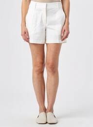 Short fermeture zippée sous rabat avec crochet taille normale blanc NIKE femme