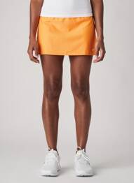 Jupe short taille élastique orange NIKE femme