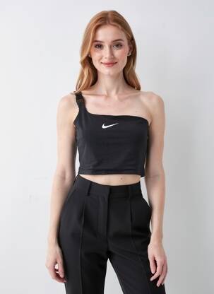 Top stretch sans manche noir NIKE femme
