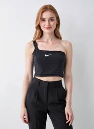 Top stretch sans manche noir NIKE femme