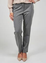 Pantalon slim taille normale taille normale gris QUATRE VINGT JOURS femme