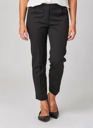 Pantalon 7/8 stretch taille normale noir TELMAIL femme