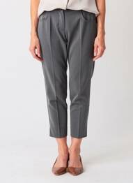 Pantalon 7/8 stretch taille normale gris TELMAIL femme
