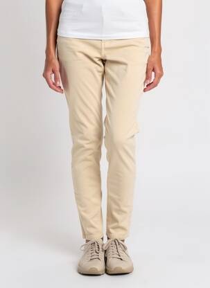 Pantalon slim stretch taille normale beige KANOPE femme