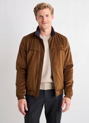 Doudoune poches sans capuche marron COFOX homme