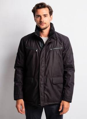 Doudoune manches longues sans capuche noir COFOX homme