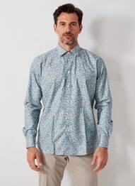 Chemise manches longues poches bleu CAMBRIDGE homme