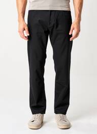 Pantalon droit stretch taille normale noir REDMAN homme