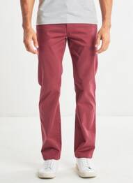 Pantalon chino stretch taille normale rouge CAMBRIDGE homme
