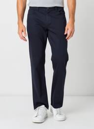 Pantalon droit stretch taille normale bleu HATTRIC homme