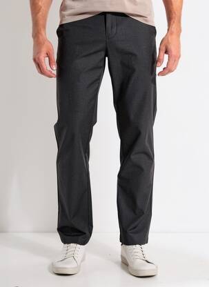 Pantalon chino stretch taille normale gris HATTRIC homme