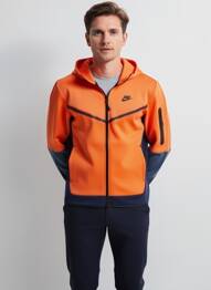 Veste casual coupe droite orange NIKE homme