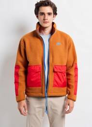 Veste casual coupe droite marron NIKE homme