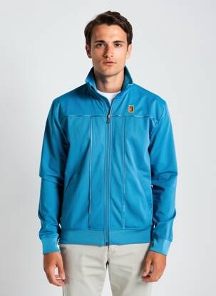 Veste casual coupe droite bleu NIKE homme