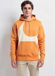 Sweat-shirt à capuche manches longues manches longues orange NIKE homme