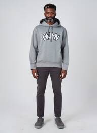 Sweat-shirt à capuche poches manches longues gris JORDAN homme