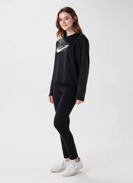 T-shirt manches longues manches longues noir NIKE femme