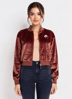 Veste casual poches marron NIKE femme