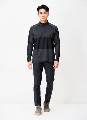 T-shirt coupe cintrée manches longues gris NIKE homme