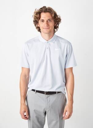 Polo coupe droite manches courtes gris NIKE homme
