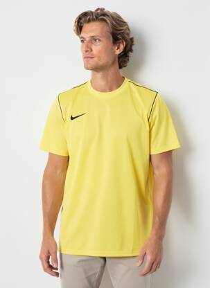 T-shirt broderie manches courtes jaune NIKE homme