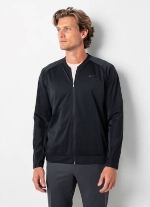 Veste casual resserrée sur le bas noir NIKE homme