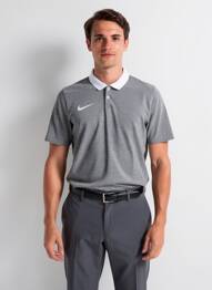 Polo coupe cintrée manches courtes gris NIKE homme