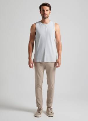 Débardeur coupe cintrée sans manche gris NIKE homme