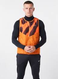 Veste casual fermeture zippée sur le devant orange NIKE homme