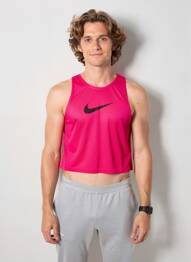 Débardeur col rond sans manche rose NIKE homme