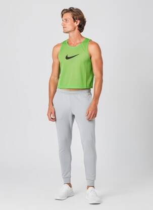 Débardeur col rond sans manche vert NIKE homme