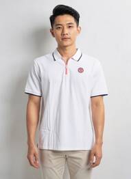 Polo coupe droite manches courtes blanc CAMBERABERO homme